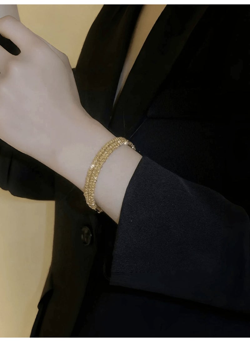 veya LUXURY GEOMETRIC MULTI-LAYER WOMEN’S BRACELET - Image 1